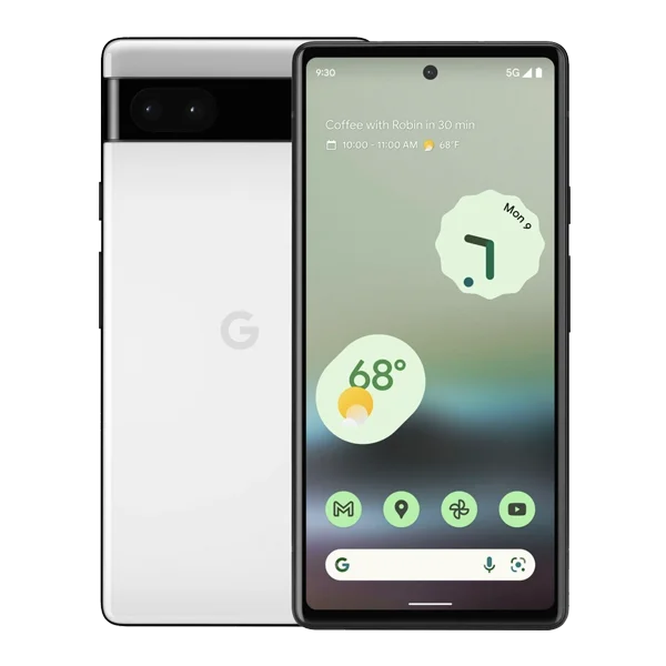 Google Pixel 6a in Chalk