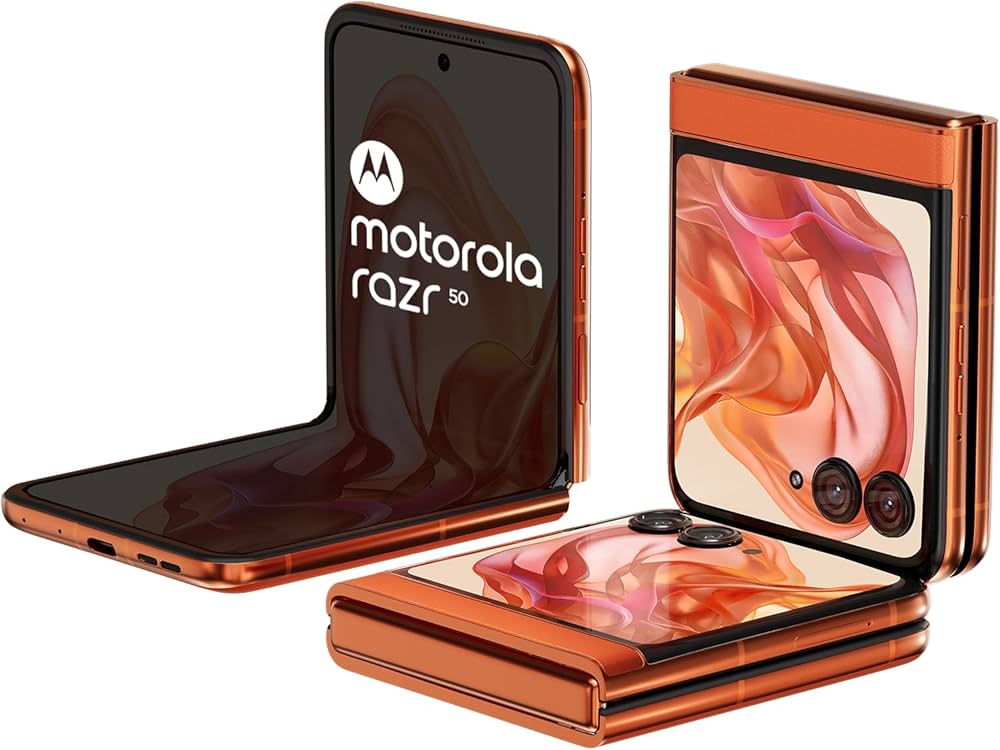 Motorola Razr 50 in Spritz Orange